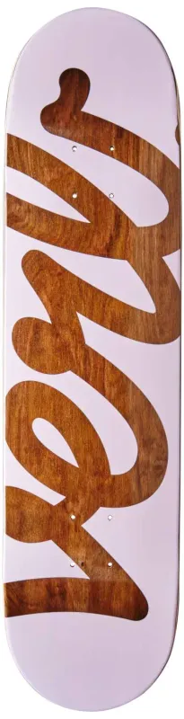 Verb Script Skateboard Deck Pink 7.75"