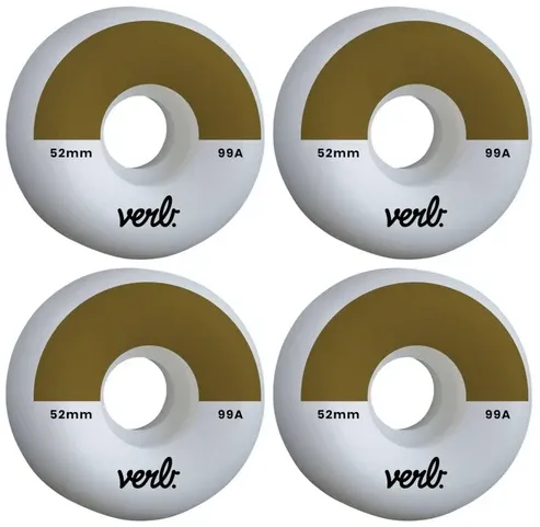 Verb Dip Gold 99A Skateboard Wheels 4-Pack Verb Dip Gold 99A Skateboard Wheels 4-Pack