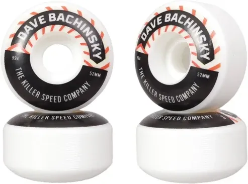 Killer Dave Bachinsky Dave Motto 52mm 99A Pro Skateboard Wheels(4)