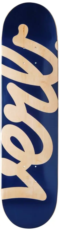 Verb Script Skateboard Deck Navy 8.00"