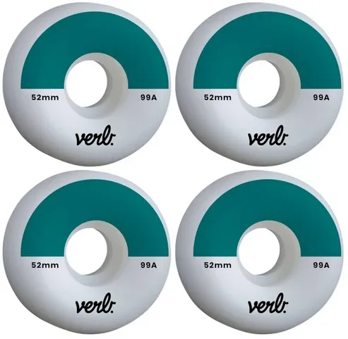 Verb Dip Teal 99A Skateboard Wheels 4-Pack