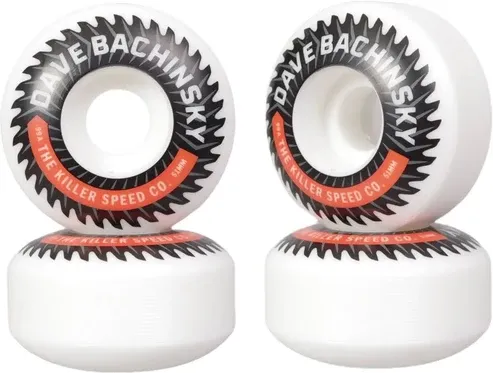 Killer Dave Bachinsky Saw 51mm 99A Pro Skateboard Wheels(4)