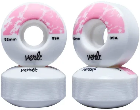 Verb Dip Marbel Pink 99A Skateboard Wheels 4-Pack