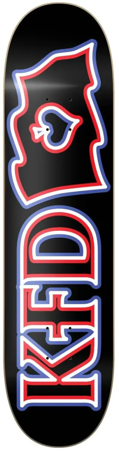 KFD Logo Flagship Skateboard Deck - 8.00" Patriot