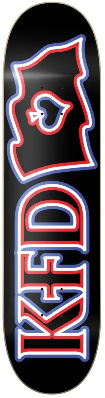 KFD Logo Flagship Skateboard Deck - 8.00" Patriot