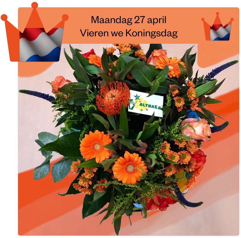 Oranje boeket