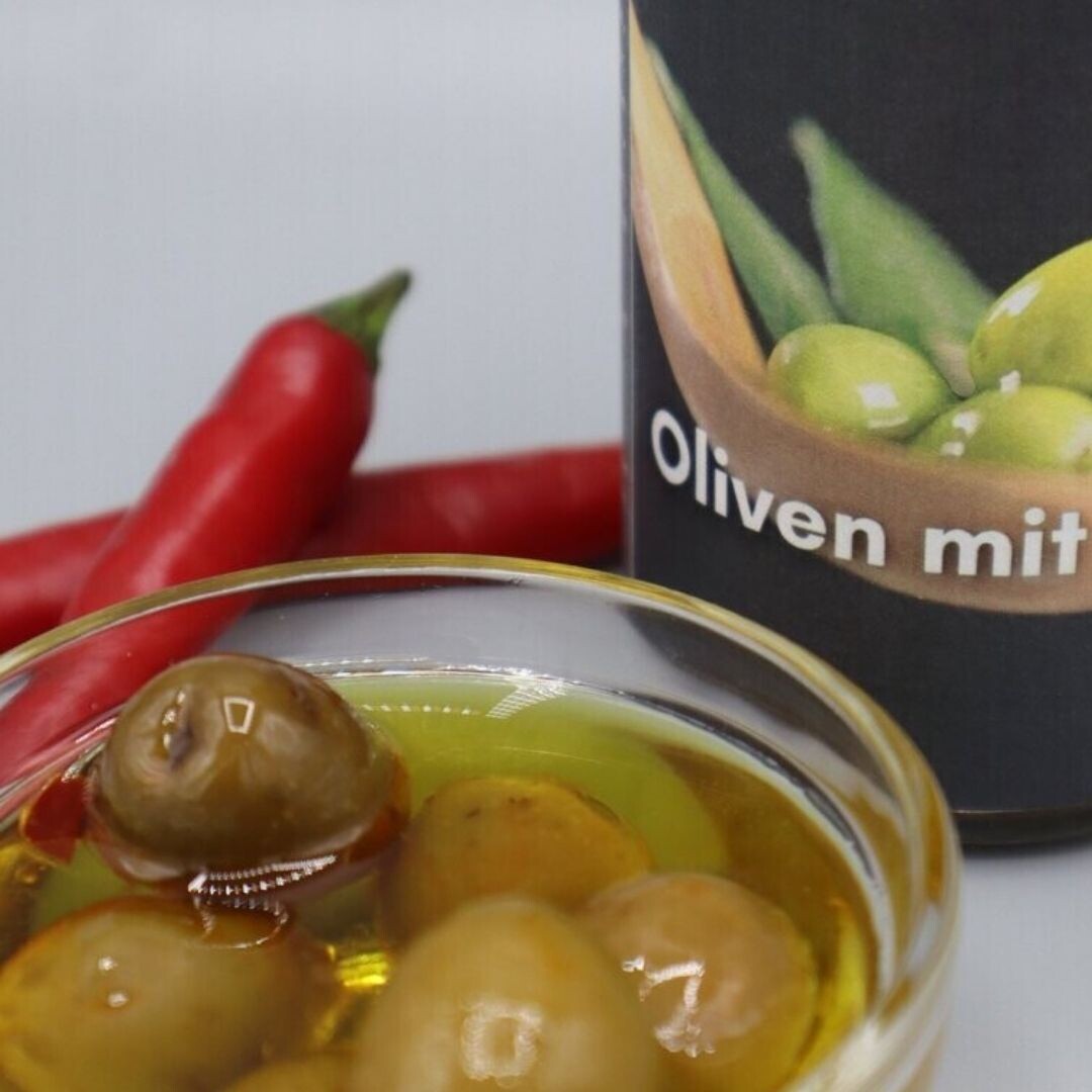 Oliven mit Chili