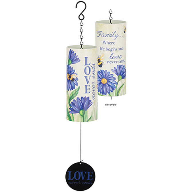 18&quot; Cylinder Chime/Love Never Ends