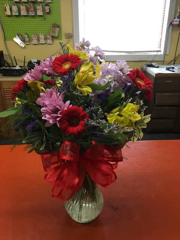 Vase Flower Arrangement/Designers choice