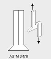 ASTM D470 TROUSER TEAR Die Dogbone Specimen Sample Cutting Die. In Stock