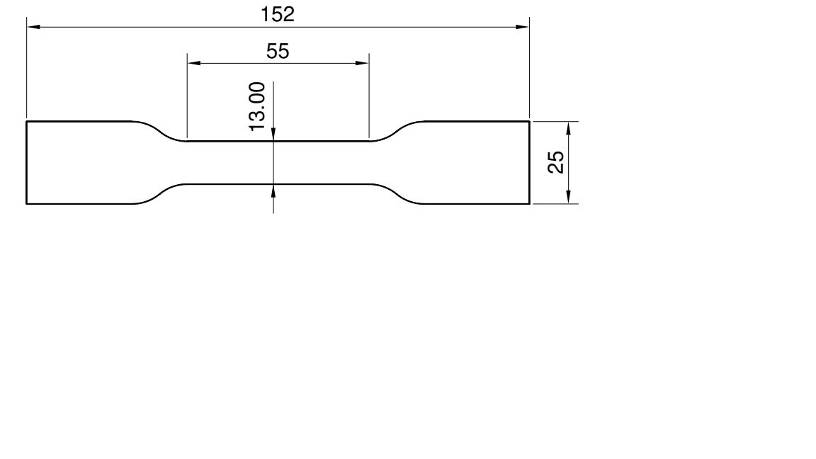 ISO 1798 SPECIMEN TENSILE CUTTING DIE $225