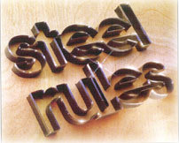 3pt .937&quot; high steel rule die cutting blades 12 1/2 FEET OF RULE TOTAL
