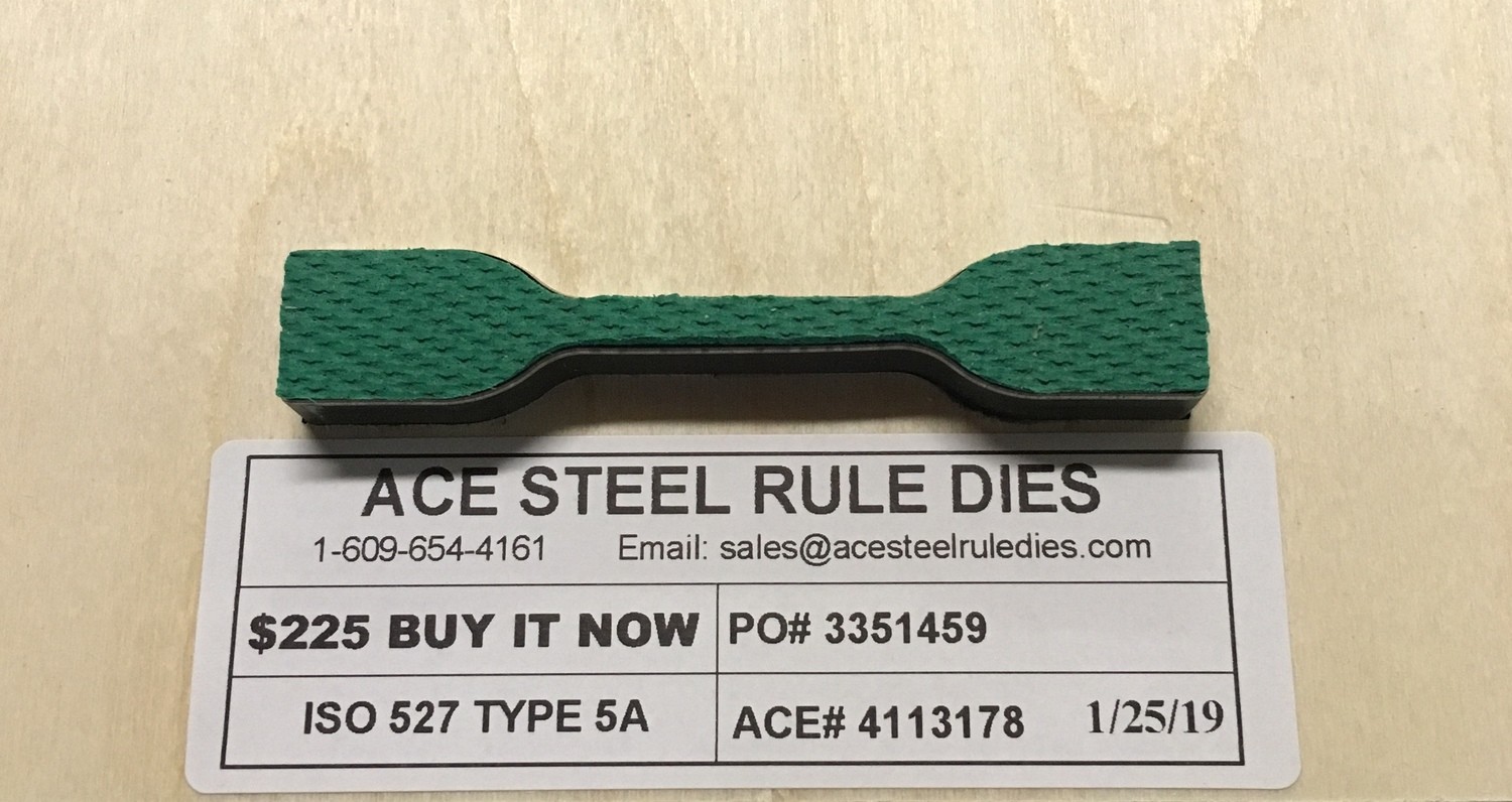 ISO 527-2 5A SPECIMEN TENSILE CUTTING DIE