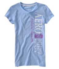 Blusa Celeste NY 87 Aeropostal