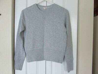 Women’s Gap 100% Cotton Crew-Neck Gray Sweater Size XS