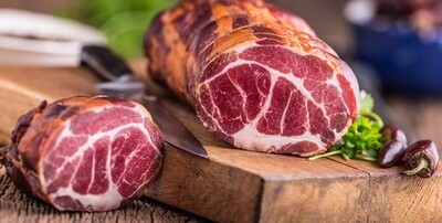 Schinken mild Geräuchert / Durchwachsen 0,5 kg am Stück