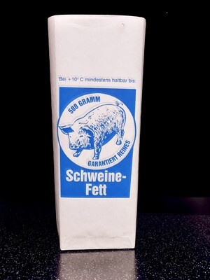Schmalz vom Wollschwein in der Tüte      
&quot;so wie Früher&quot;