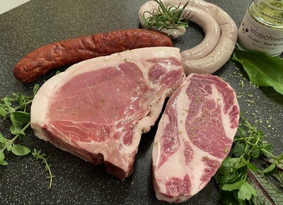 Grillpaket vom Wollschwein