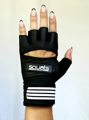 SQUATSTEAM Fitness Gloves (White)