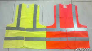 CHALECO REFLECTIVO NARANJA O AMARILLO CON CINTA REFLECTIVA DE MICROFIBRA