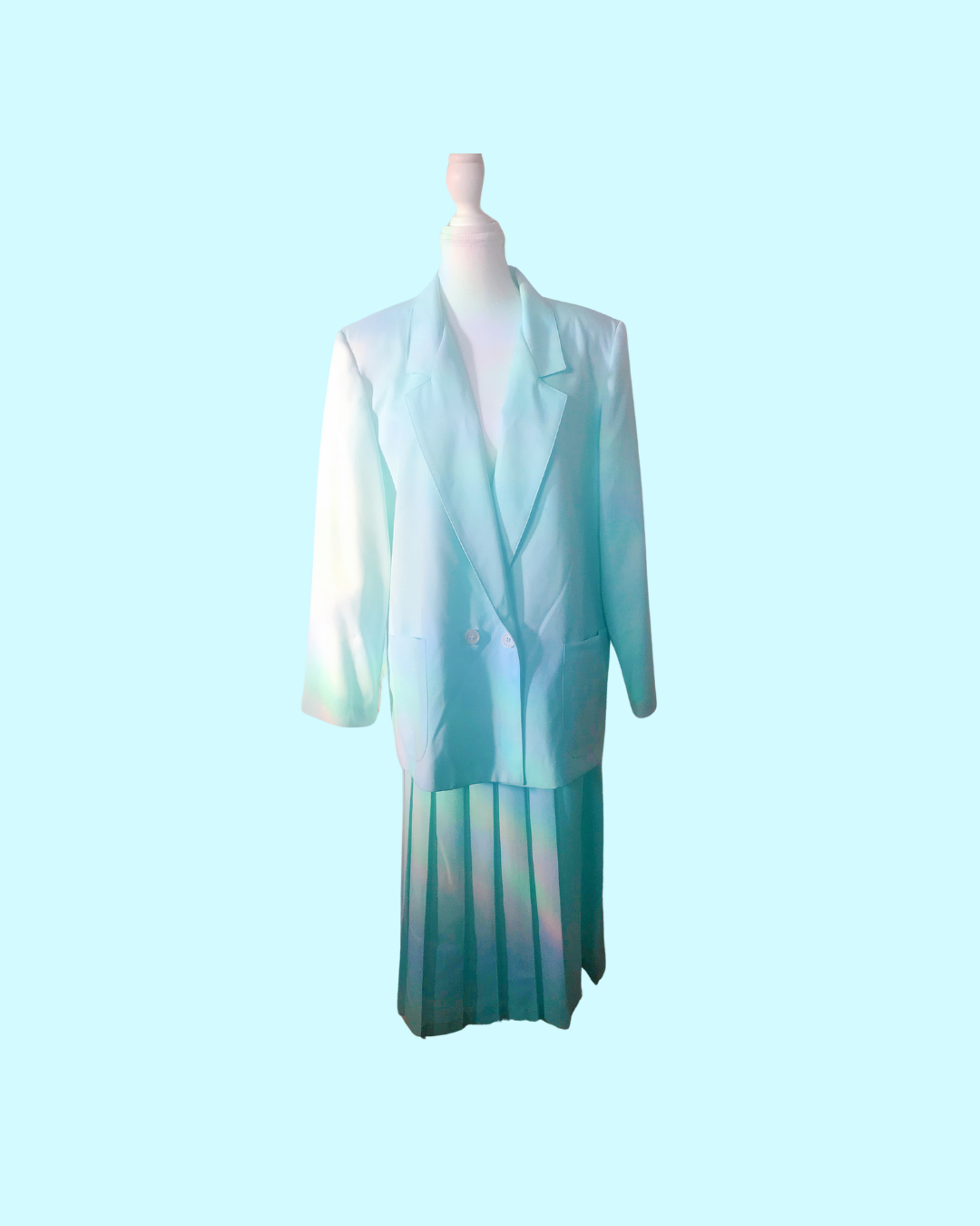 Vintage Classic Directions Pleated Skirt and Blazer Size 16  (1970&#39;s / 1980&#39;s)