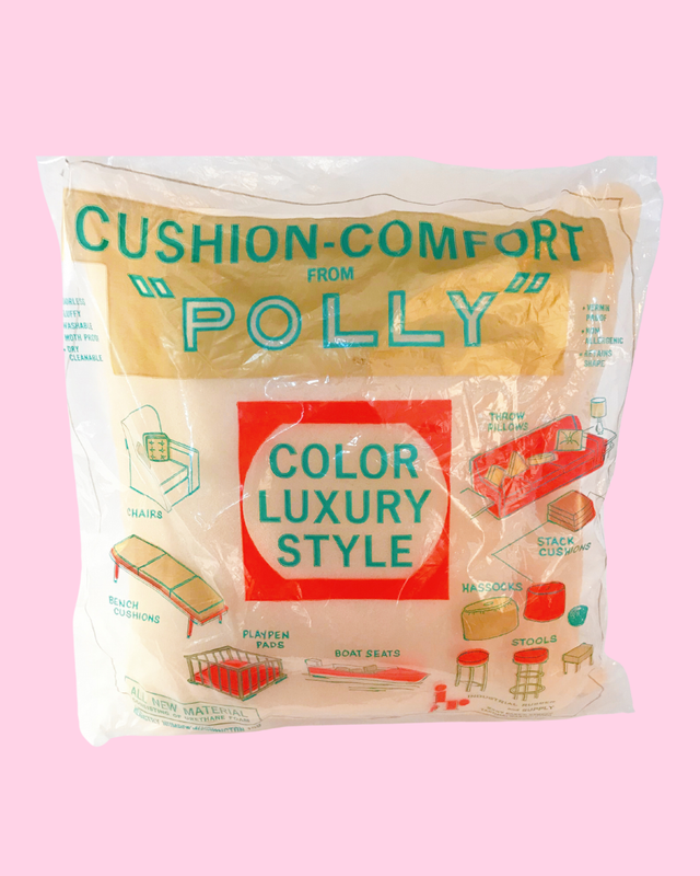 Vintage Cushion-Comfort from &quot;Polly&quot; 12 Inches by 12 Inches