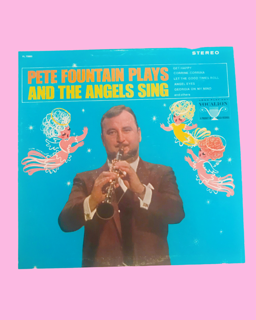 Vintage Pete Fountain Plays and the Angels Sing Album