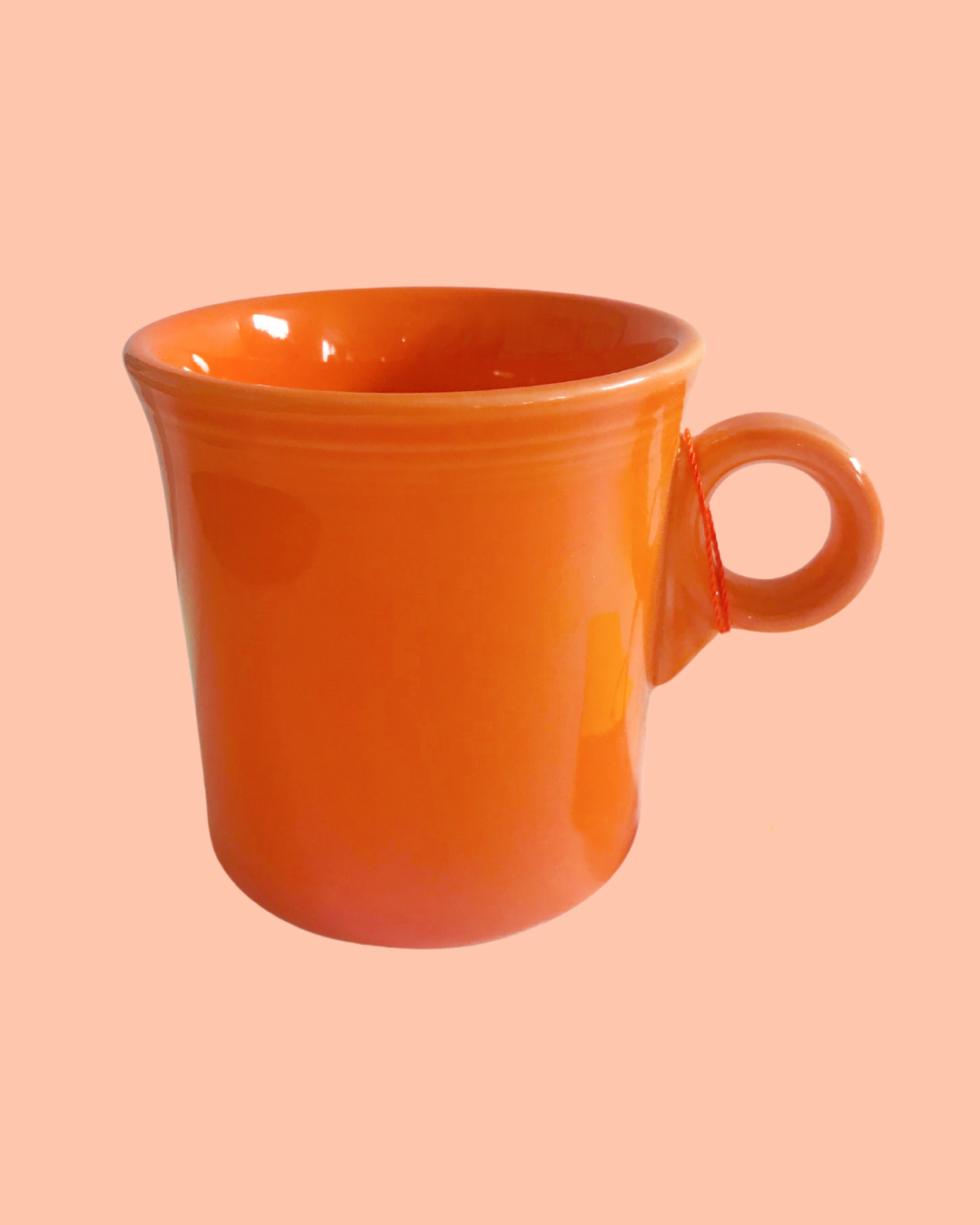 Vintage Tangerine Fiesta Mug