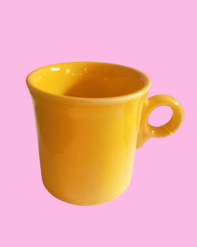 Vintage Fiesta Sunflower Mug