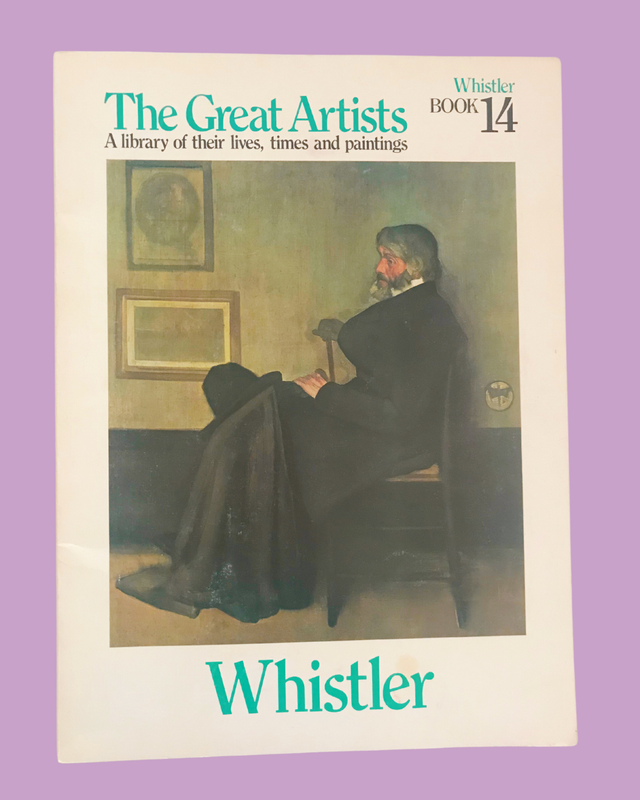 The Great Artists Paperback - Whistler Book 14 (1978)