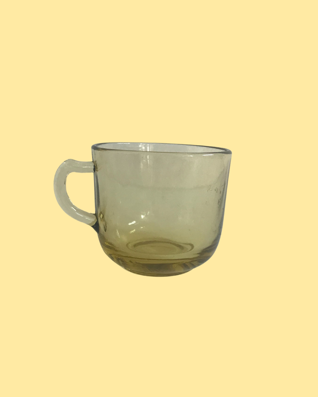 Glazed Yellow Mugs