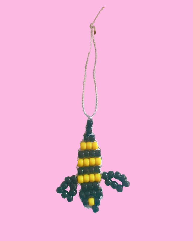 Handmade Bee Bead Charm