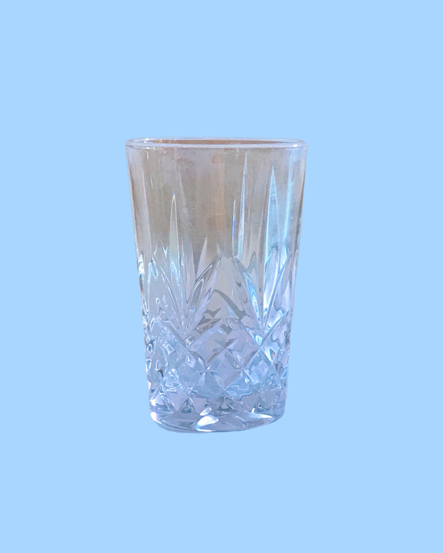 VIntage Crystal Shot Glass 3 inches tall