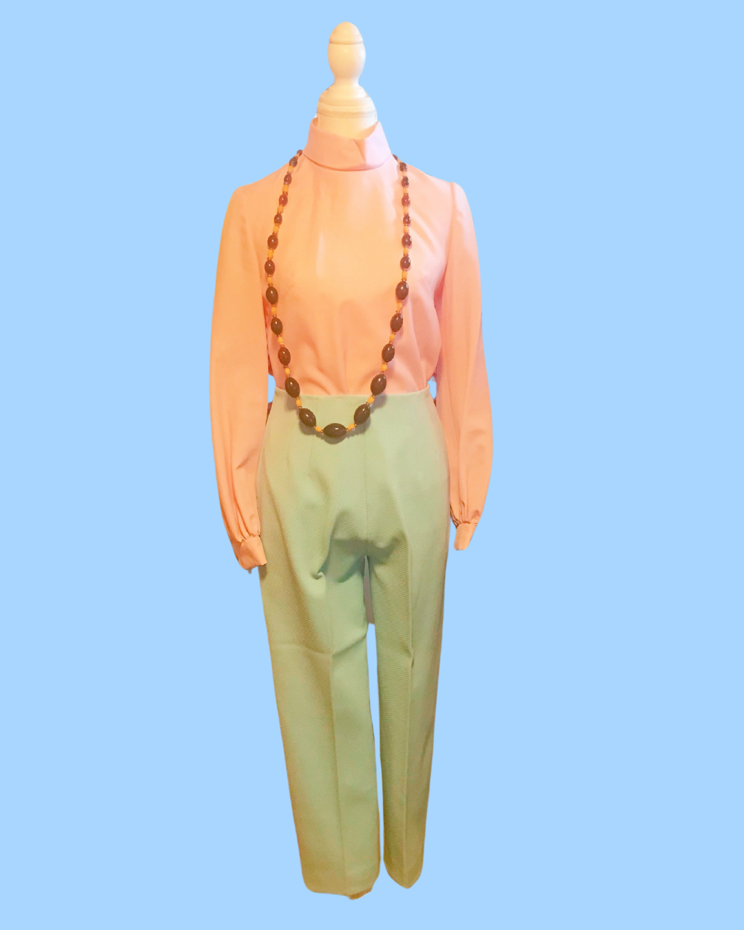 Vintage Women&#39;s Pink Shirt - Size S