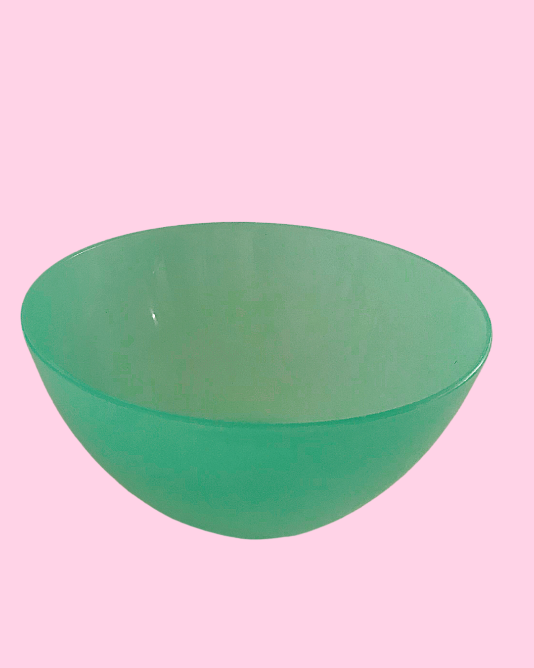 Vintage Plastic Mint Green  Bowl 11 in x 5 1/2 inches