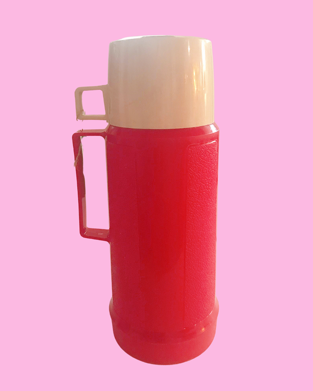 Vintage Red Super Quart Thermos