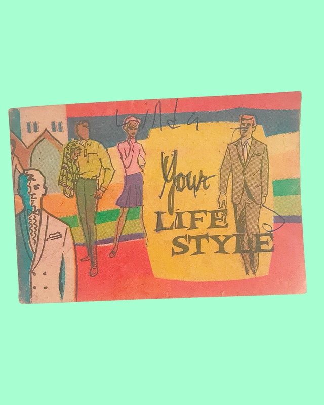 Vintage Your Life Style Propaganda Pamphlet (1968) *Kids name handwritten on cover