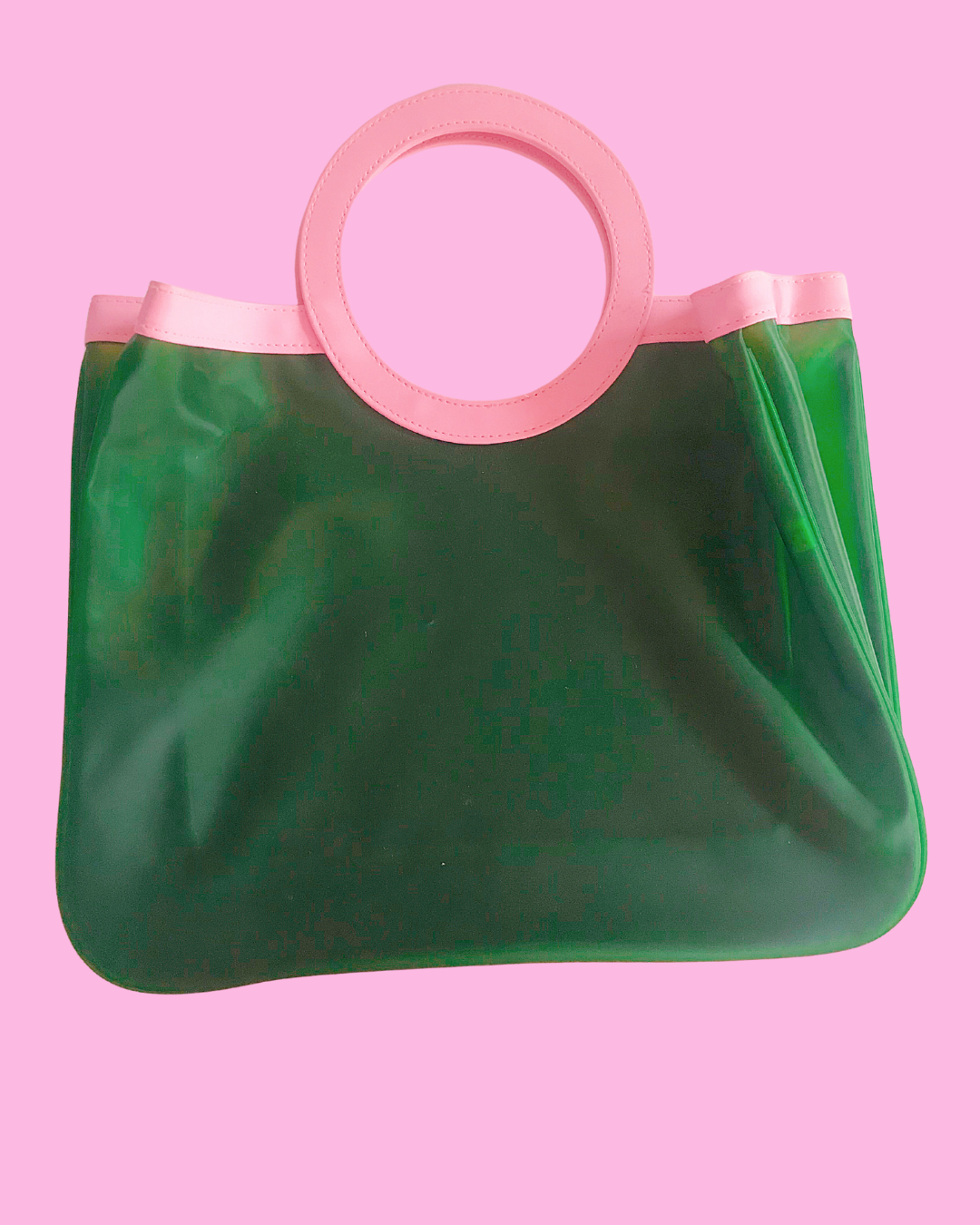 Retro Style Red &amp; Green Clinique Tote