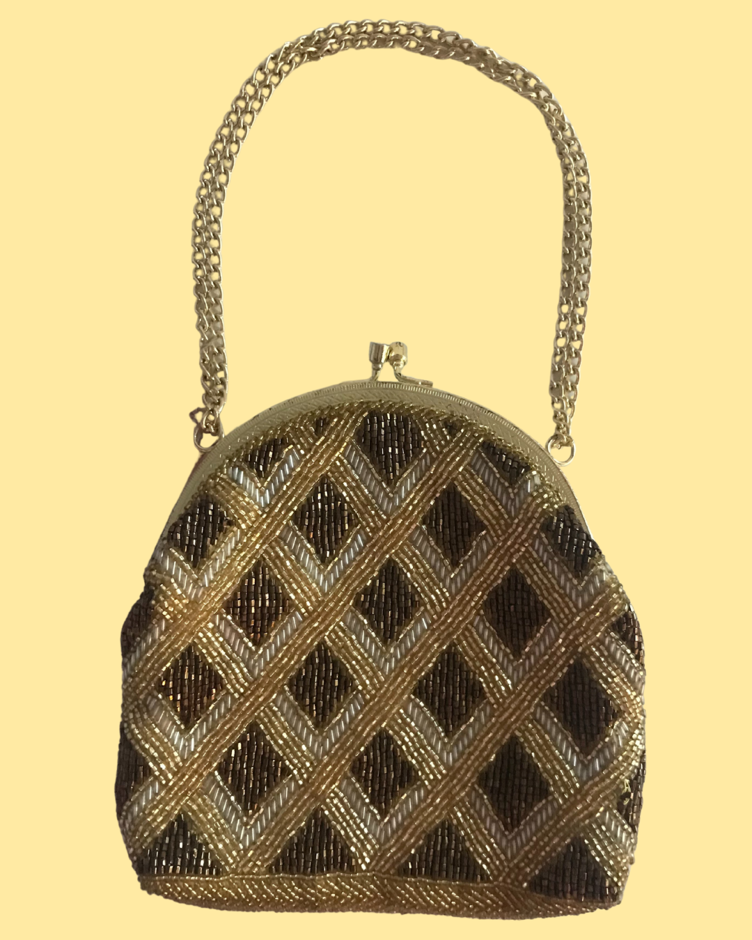 Vintage Walborg Beaded Clutch Evening Bag