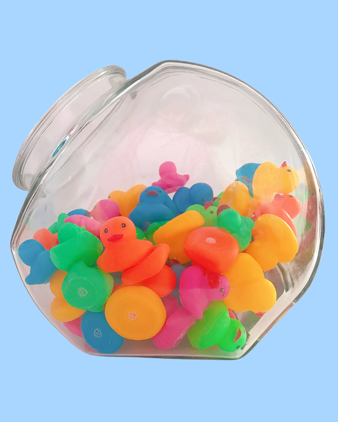 Rubber Duck - Colors Vary - 5 pieces