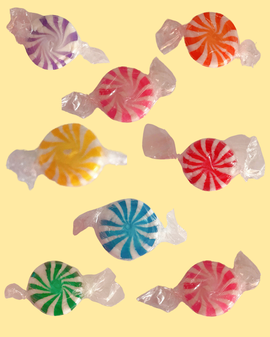 Old Fashioned Fruit Swirl Hard Candy - 4 pieces
