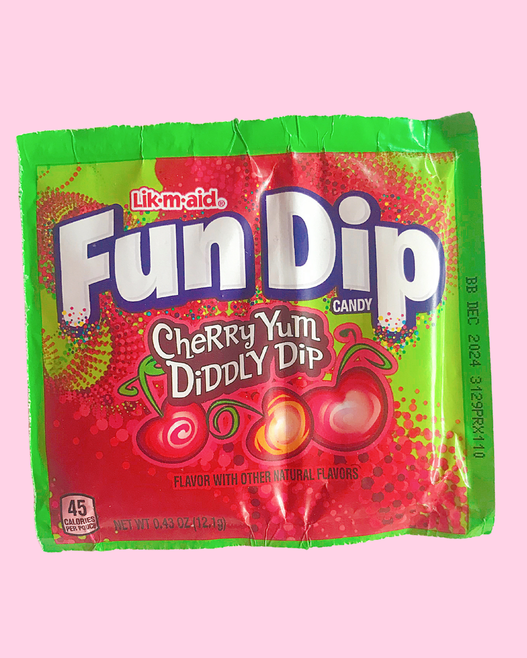 Cherry Yum Diddly Dip Fun Diip Candy - 1 packet