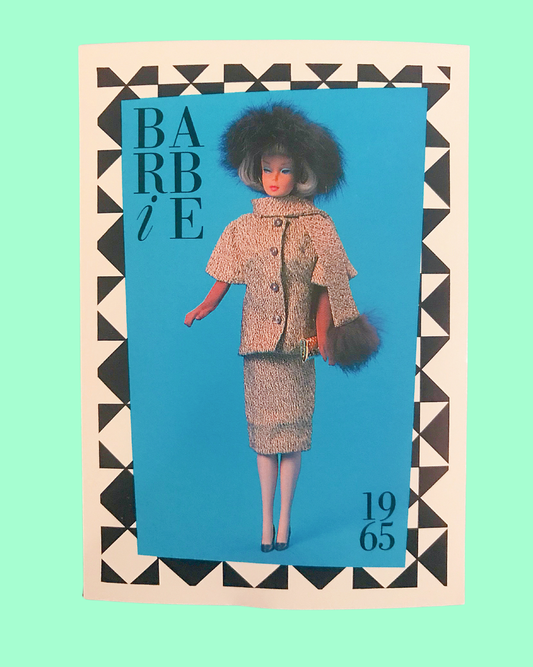 1965 First Edition &quot;Gold &#39;N Glamour&quot; Barbie Trading Card (Printed in 1990)