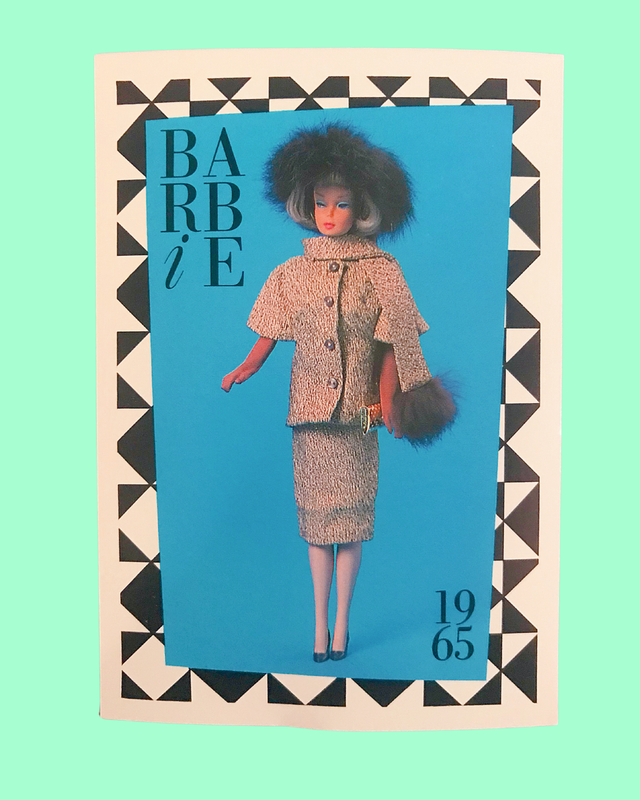 1965 First Edition &quot;Gold &#39;N Glamour&quot; Barbie Trading Card (Printed in 1990)