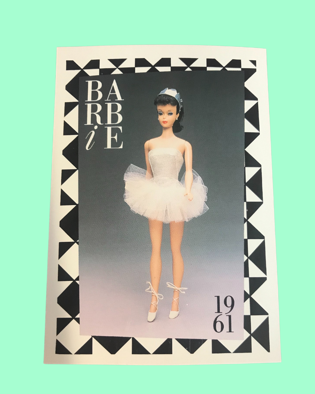 1961 First Edition &quot;Ballerina&quot; Barbie Trading Card (Printed in 1990)