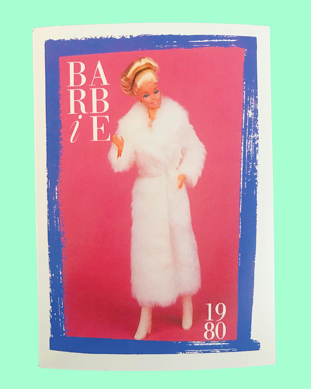1980 First Edition &quot;Evening Elegance&quot; Barbie Trading Card (Printed in 1990)
