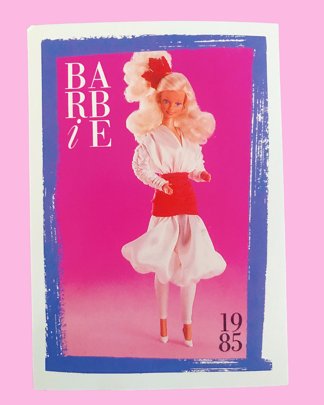 1985 First Edition &quot;Spectacular Fashions&quot; Barbie Trading Card (Printed in 1990)