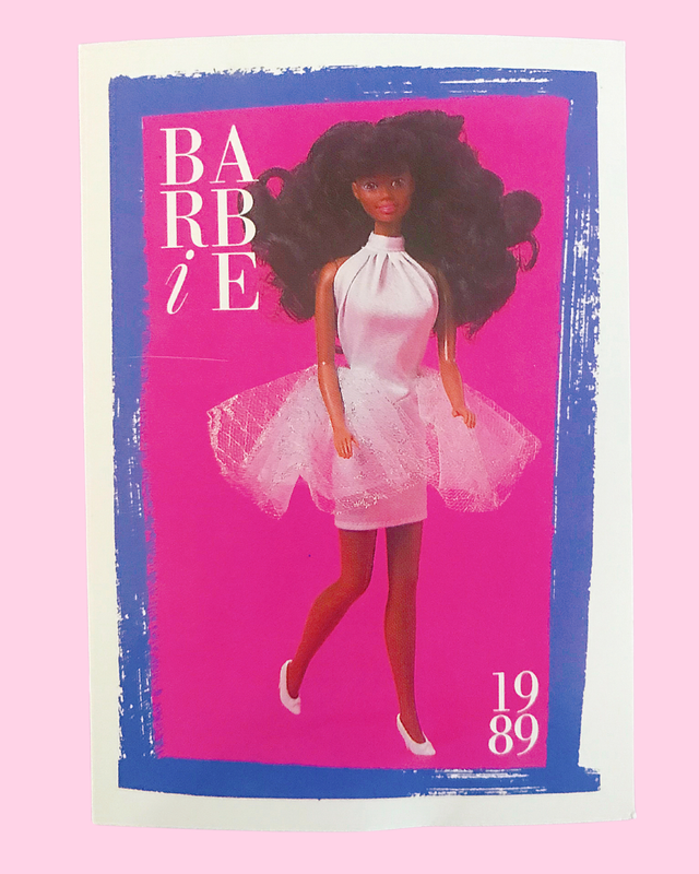 1989 First Edition &quot;Special Expressions Barbie&quot; Barbie Trading Card (Printed in 1990)