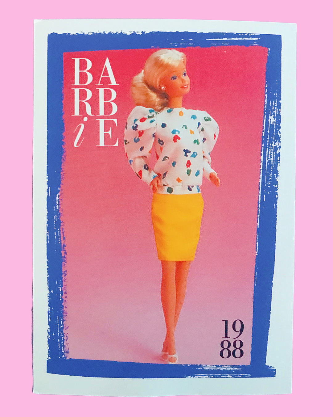 1988 First Edition &quot;Bright &amp; Breezy Fashions&quot; Barbie Trading Card (Printed in 1990)