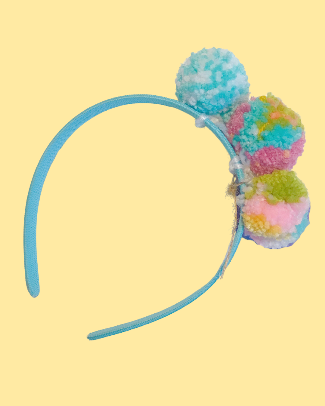 Handmade Pom Pom Headband